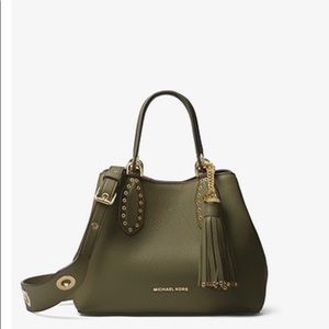 Michael Kors Brooklyn Small Leather Satchel